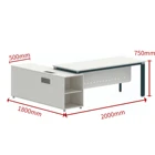 Modern Wooden Executive Office Furniture Office Desk