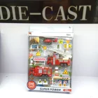 15pcs Collectable Diecast Metal 1/64 Vehicle Model Fire Car Police Engineer Army Cars