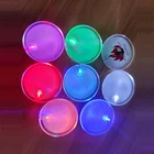 Custom Button Flashing Badges Led Custom Acrylic Flashing Blank Button Badge Plastic Safety Pin Badge