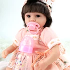 Factory Wholesale 18Inch Soft Reborn Baby Dolls Lovely Lifelike doll for children