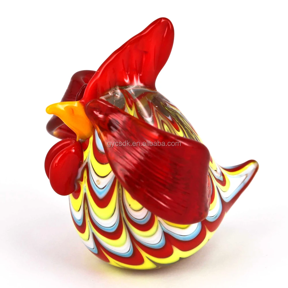 exquisite ceremony giftsmurrina blown glass chinese cock rooster