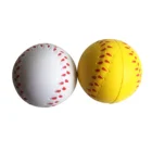 6.3cm football shape stress reliever PU foam squeeze soccer stress ball