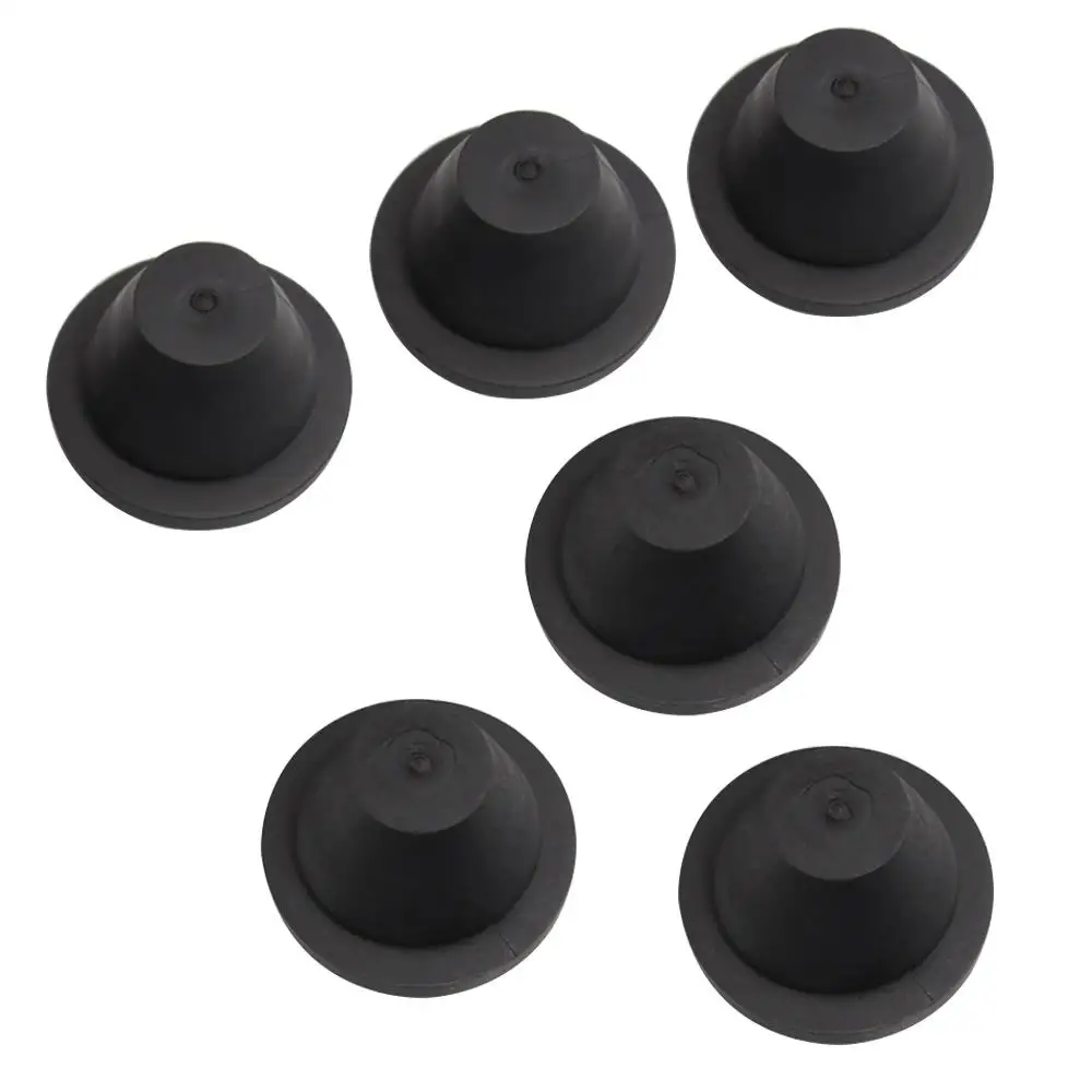 6Pcs Motorbike Black Rubber Side Cover Grommets For Harley Touring EFI FLHT FLHR FLHX FLTRX Ultra 96-20 Motorcycle Accessories