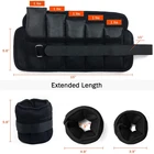 Neoprene Ankle Weights Men Women Workout Gym Ankle Weights Adjustable Black Custom Color