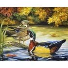 Icon Diamond Embroidery Oil painting duck 5D Cross Stitch Full Square Drill Diamond Painting DIY Sticker Decor Paintings