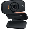 Logitech C525 HD Webcam Notebook Desktop Video Camera Rotating Folding Black