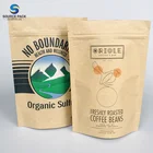 Pouch Paper Biodegradable Bags Ziplock Stand Up Pouch Biodegradable Kraft Paper Bag