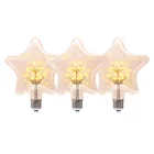 E27 4 ワット G80 G95 G125 ST64 ヴィンテージ LED 花火フィラメント led 3D スター電球 led 照明装飾のための