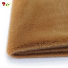 Top grade Perfect quality Uneven cut Rabbit faux fur 700 100% polyester chiffon fabric for rabbit fur slippers cape