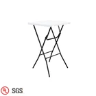 Adjustable Height Outdoor Folding Square Tables