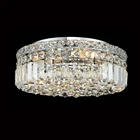 2020 new design flush mount round ceiling light modern crystal