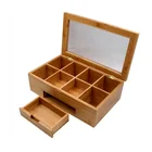 Custom wood bamboo crafts packing box jewelry packing box decoration box custom processing