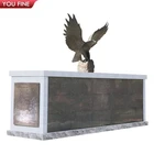 Tombstone Stone Stone Tombstone Customized Tombstone Mausoleum Granite Marble Eagle Tombstone Stone