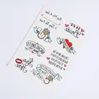 temporary tattoo supplies off colorful body tattoo sticker