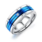 Wholesale Hot Sale CZ Punk Ring Designs For Men 316L Stainless Steel Hiphop Ring