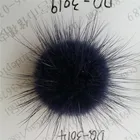Inventory Bicolor Real Fur Pompom Mink Fur Ball for Bag Shoes Hat