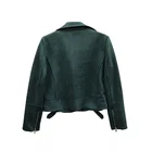 Women's Jacket Woman Leather Fashion Pocket Women's Jacket Outdoor Woman Suede Jacket Suede Leather Woman Jacket