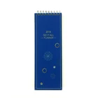 Custom printed color coil notebooks soft leather cover spiral coil notebook portable notebook