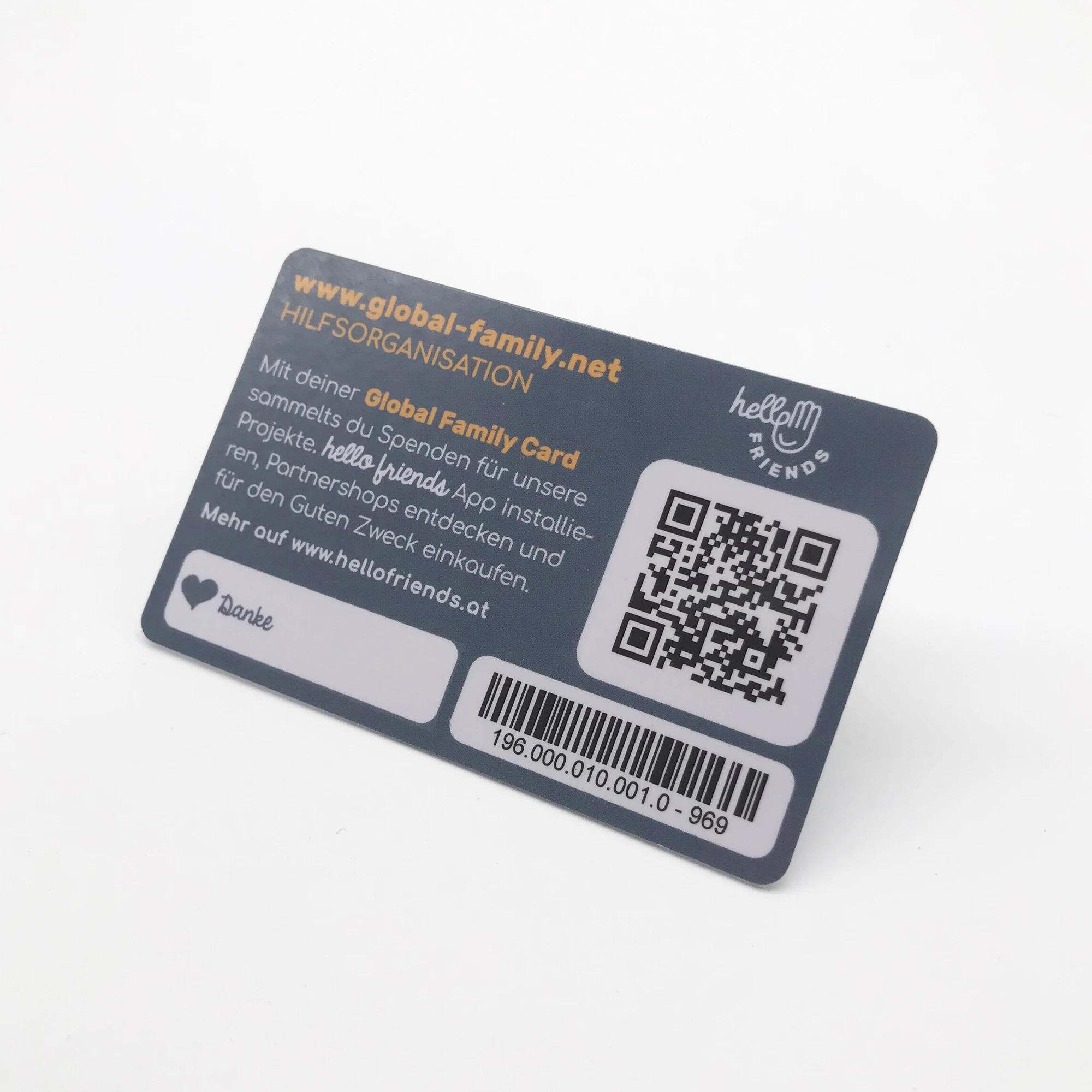 pvc loyalty barcode card qr code plastic card