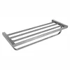 Stainless steel double towel rail towel bar stainless steel towel bar with shelf