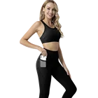 High Quality Yoga Set Newest Sport Pants High Elastic Gym Bra Women