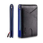 2020 Amazon Hot Sale Luxury Leather Anti Theft RFID Wholesale Money Clip Slim Mens Wallet For Man