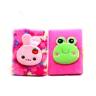 Promotional gift cute animal cover design hardcover fluffy student journal notebook