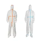 Factory wholesale lower price disposable breathable polypropylene microporous coveralls