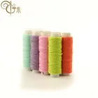 85 grams of factory direct new small woven flat wax thread polyester sewing thread packaging section 10 volumes