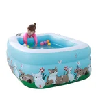 Cartoon Printed Inflatable Swimming Pool For Children Outdoor Game For Family Swimming Pool Inflatable Floating