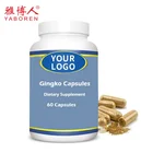 OEM Supplement Gingko Biloba Leaf Extract Capsules for Reducing Blood Fat