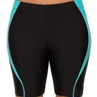 Japanese Style 80% Polyester 20%Spandex Dry Fit Splice Tight Booty Womens Jogging Yoga Biker Shorts