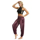 New Unisex Elephant Harem Pants Drawstring Waist Boho Printed Trousers Women Sexy Yoga Pant