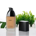 Private Label Makeup Foundation Waterproof Liquid Full Coverage Foundation For Dark And Other Skin