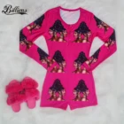 Wap Guangzhou Billion Hot Sale Custom High Quality Big Stretch WAP Card B Women Onesie