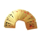 Custom Antique 24K Gold Playing Cards Poker Game Deck Gold Foil Poker Set