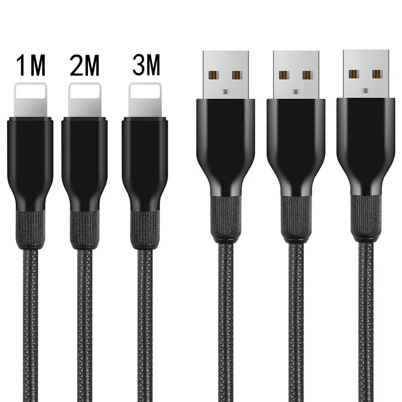 popular products 2019 3A fast speed braid type c usb dater mobile phone charger cable for lighting cable - ANKUX.COM