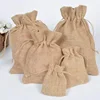 Eco Friendly Jute Drawstring Bag Sack Bags Potato Packaging Cocoa Beans Coffee Jute Bags