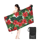 Printed Towel READY STOCK Custom Logo Printed Beach Towel Wholesale Striped Microfiber Suede Beach Towel