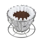 Metal Coffee Dripper Rack, Removable Coffee Filter Stand Holder, Easy Portable Accessories Kit Tool