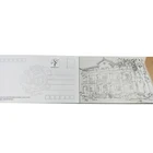 Custom Service hard cover paper board postcard book printing service