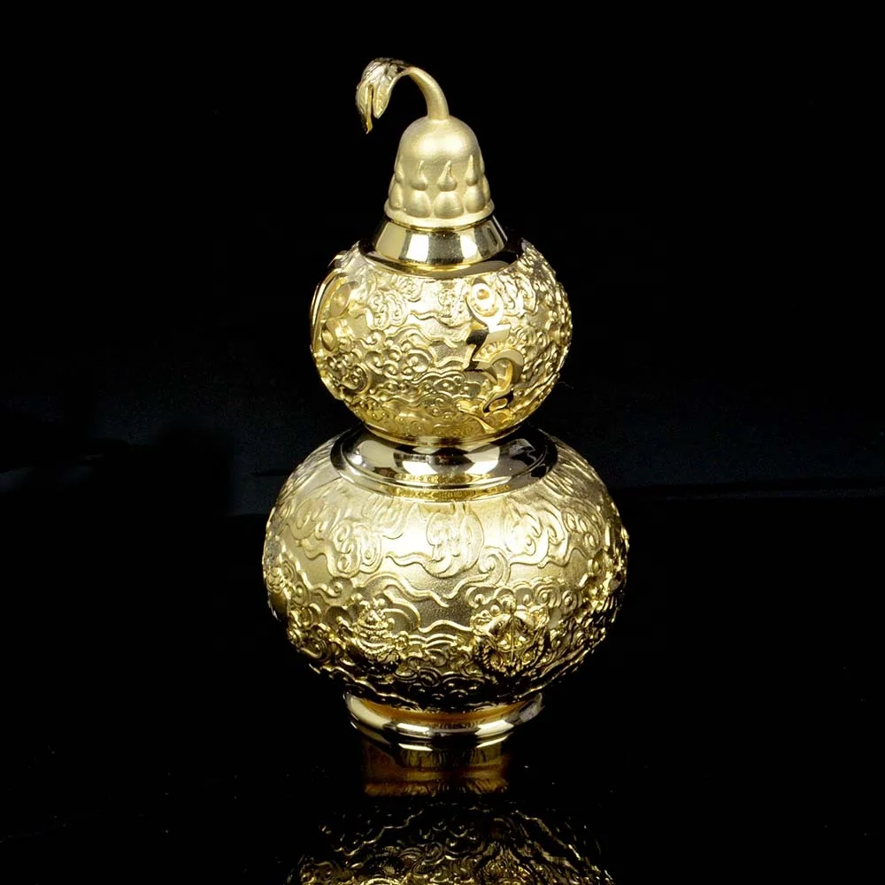 Zhongshan Wholesale Custom Copper & Brass Religious Crafts Feng Shui Gold Gourd Buddhist Gifts Crafts