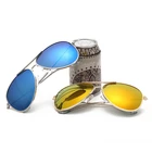 Wholesale Fashion Uv Black Metal Toddler Boy Girls Child Children Kids Shades Polarized Sun Glasses Sunglasses For Children