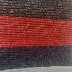 China supplier nylon spandex knitted weft gold lurex metallic fabric for women dress
