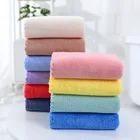 Coral Velvet Towel Plain Color Thick Soft Absorbent Face Towel