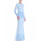 Modern Design Baju Kurung Abaya Jilbab Woman Islamic Dress Cotton Jubah Muslimah Muslim Maxi Dresses Women