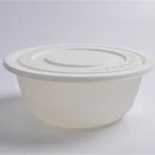 New design disposable corn starch salad bowl