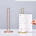 Toilet Paper Holder WC Storage Bathroom Rose Gold Free Tissue Roll Napkin Standing Kitchen Towel Toilet Paper Holder