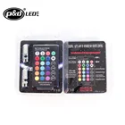 5050 SMD RGB T10 194 168 W5W Car Dome Reading Light Automobiles Wedge Lamp RGB LED Bulb With Remote