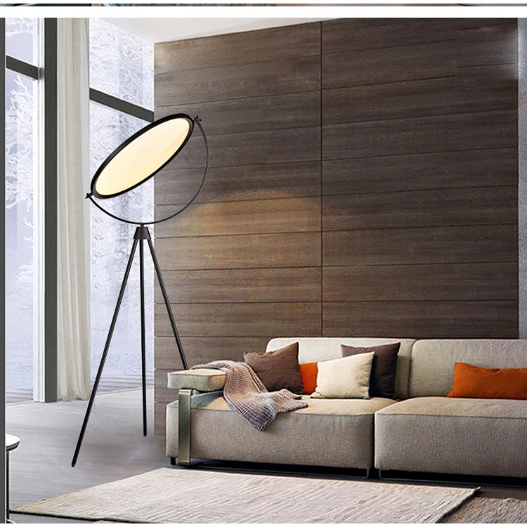 Creative simple modern led light floor LED acrylic reflector standing light